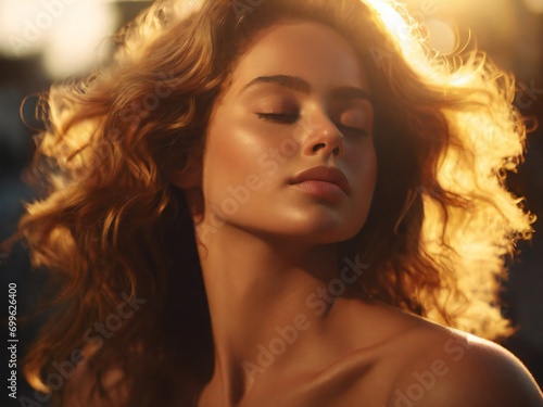  Moments of Peace as a Woman Absorbs the Healing Power of Sun Rays