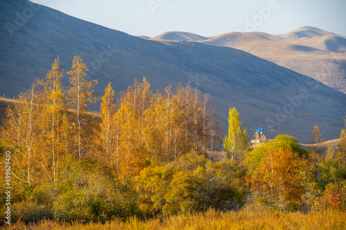 Enjoy the amazing creation of the autumn Tien Shan mountains. Enjoy colorful foliage and picturesque scenery. Fall in love with the magic of autumn in the embrace of nature.