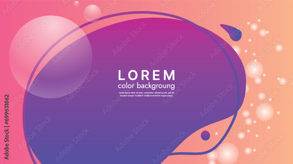 This abstract illustration features a modern and colorful design that impresses with geometric shapes and color transitions. Can be used as a background for websites, posters and advertising banners.