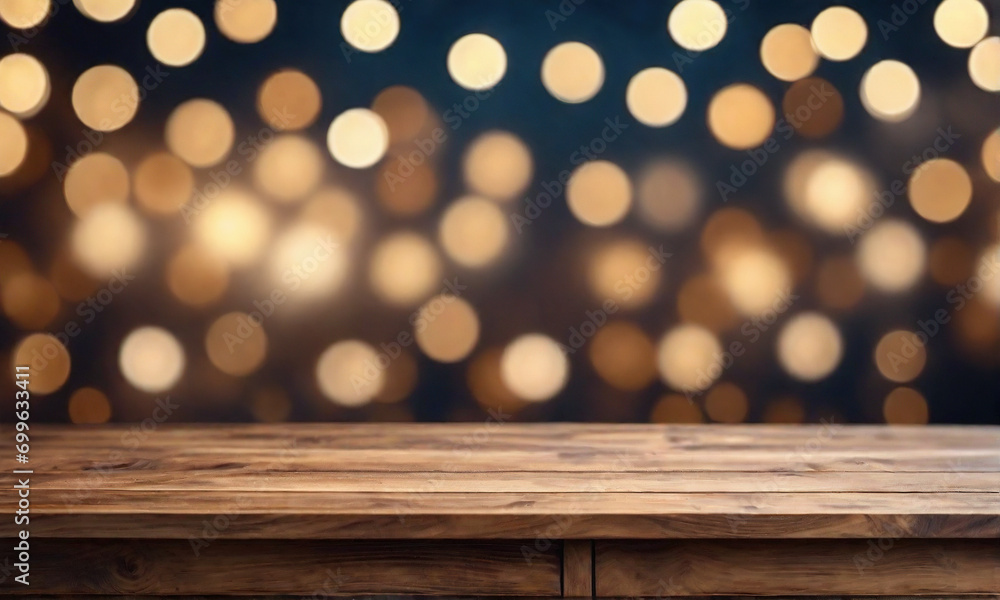 Wooden table for product background Wooden table for product background