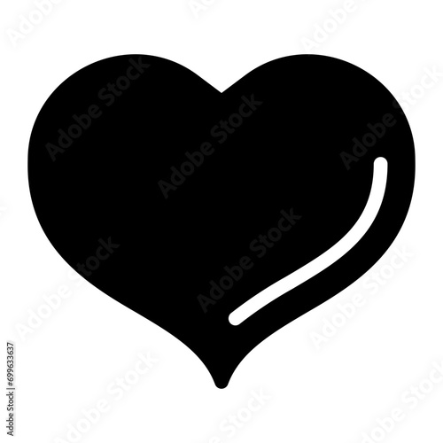 love glyph icon