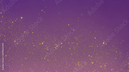 Purple and Gold Foil Glitter Texture Background