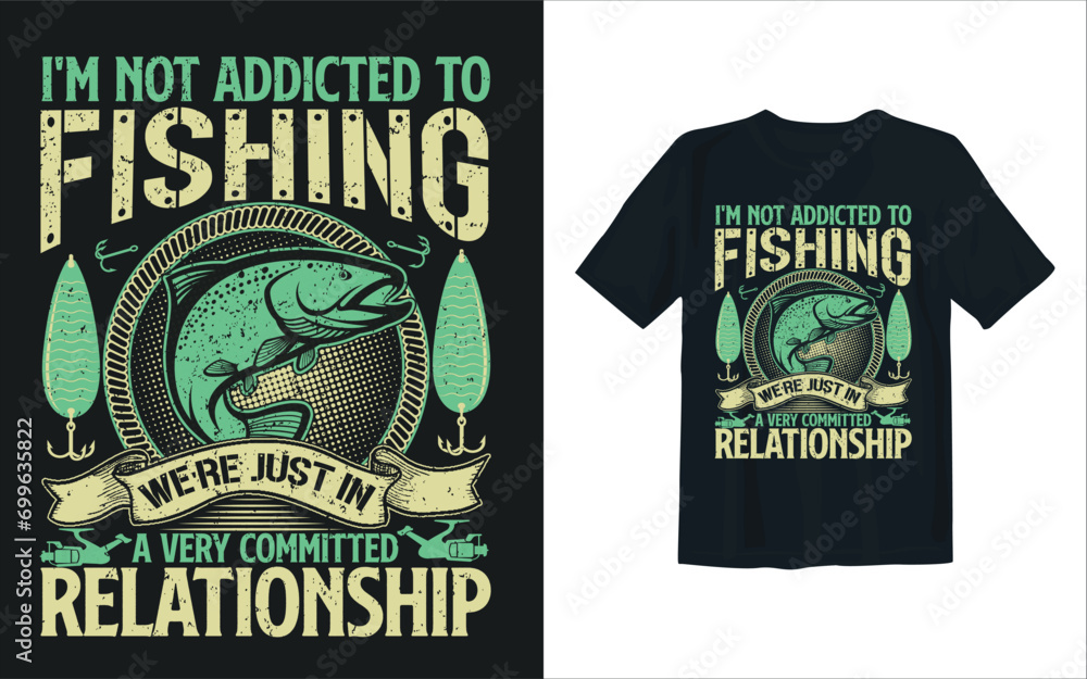 Fishing t shirt design