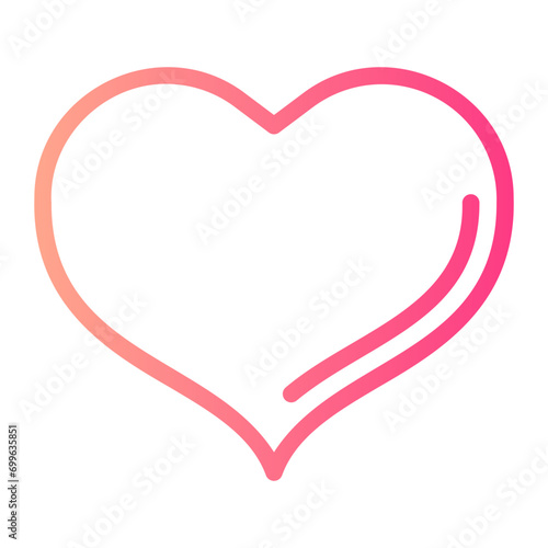 love gradient icon