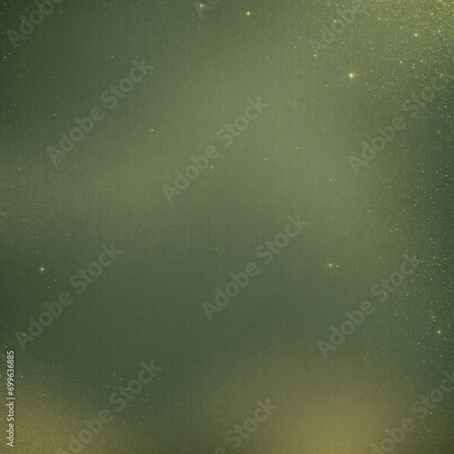 Green and Gold Foil Glitter Texture Background