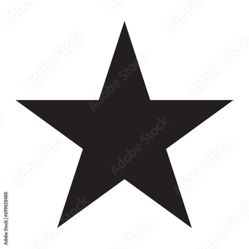 Star icon vector icon. Simple element illustration. Star symbol design. Can be used for web and mobile.