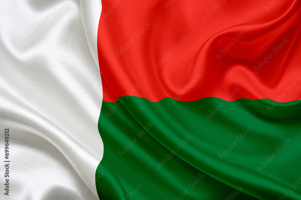 Fototapeta premium National flag of Madagascar
