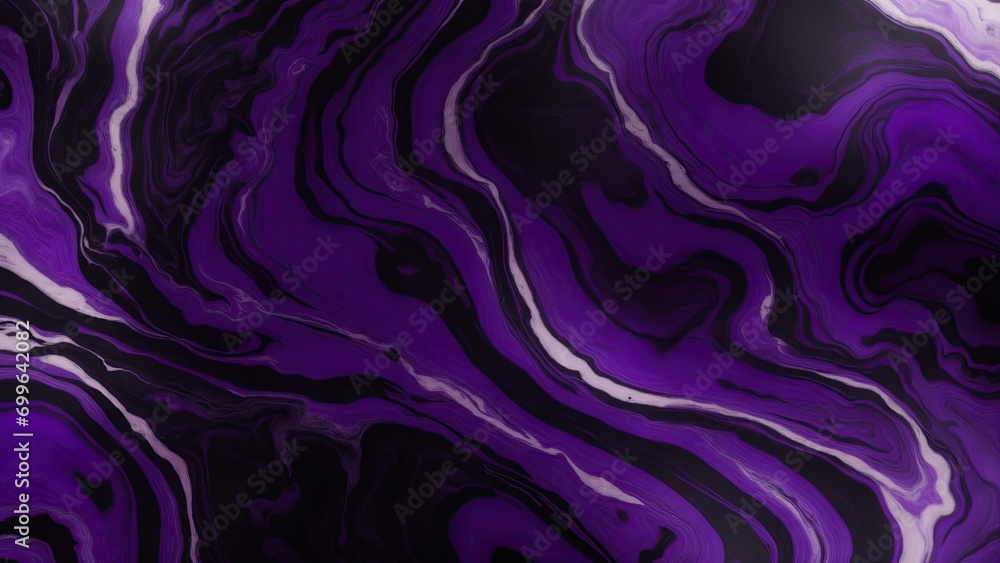 Obraz premium Purple and Black Marble Stone Background