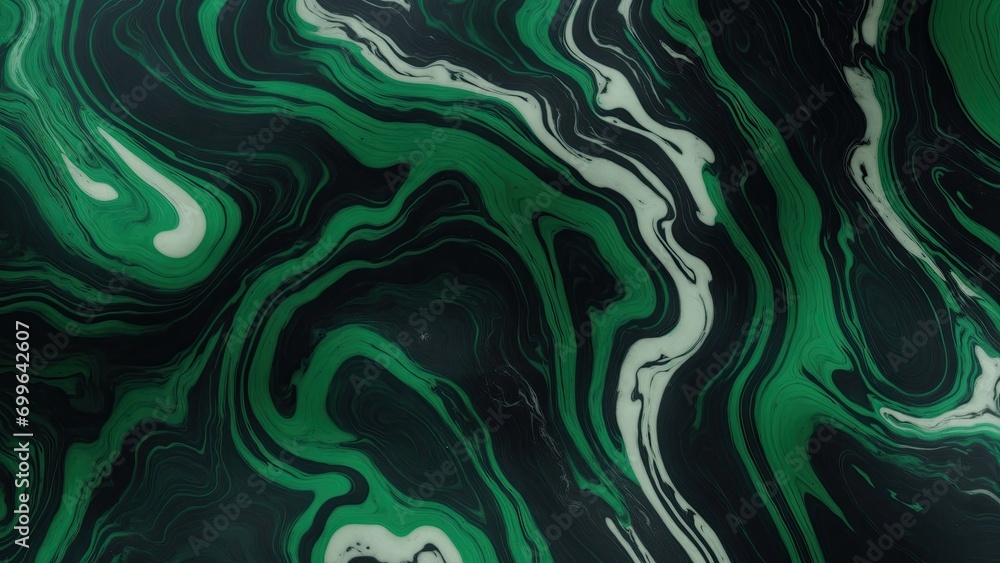 Obraz premium Green and Black Marble Stone Background