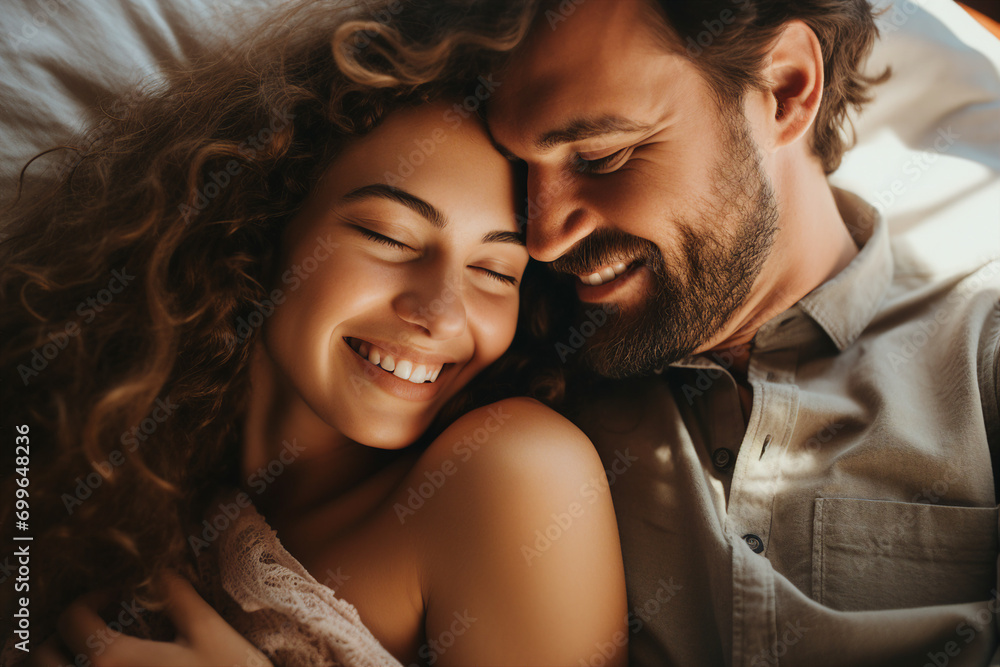Generative ai creative design collage of happy cozy loving couple spend time together Generative ai creative design collage of happy cozy loving couple spend time together