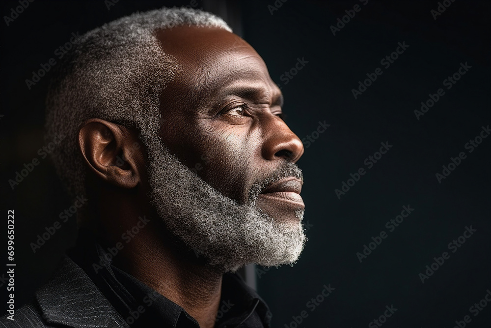 Generative ai technology create portrait of elegant handsome man Generative ai technology create portrait of elegant handsome man