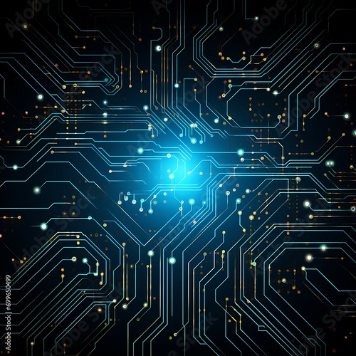 Circuit board background. Technology and science concept