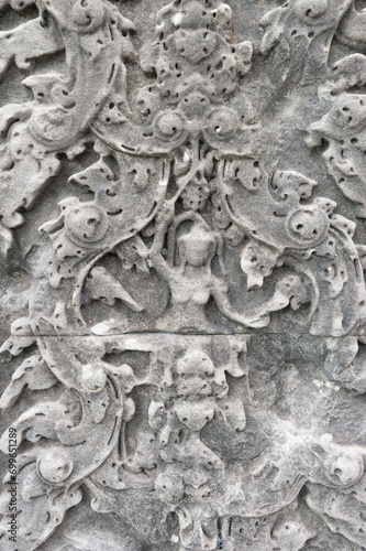  Angkor carved stone