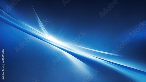 Abstract Blue background with dynamic light effect