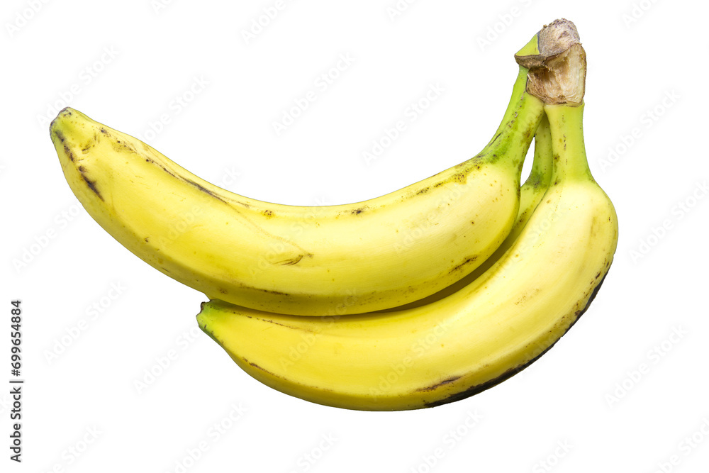 Isolated Yellow Banana Isolated Yellow Banana
