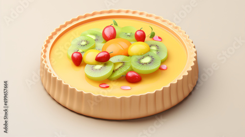 tart with fruits