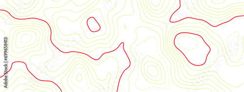 Transparent PNG Topographic line map. Modern design with White background with topographic wavy pattern design. photo