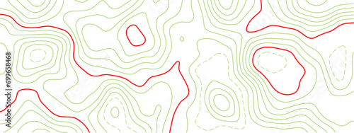 Transparent PNG Topographic line map. Modern design with White background with topographic wavy pattern design. photo