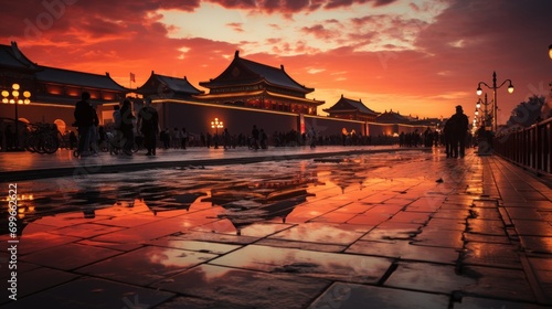 Tiananmen Square Photography Brightness National Day photo