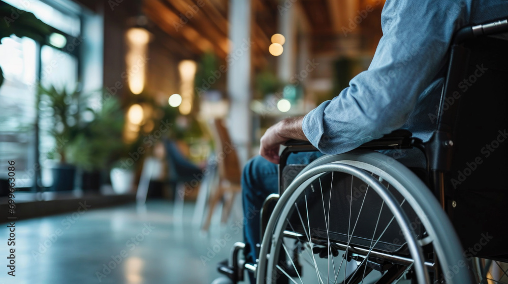 Wheelchair user demonstrates strength, resilience Wheelchair user demonstrates strength, resilience