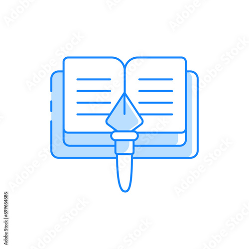 Writing, book, icon, authorship, creativity, storytelling, literature, novel, manuscript, plot, characters, chapters, genre, publishing, editing, revisions, draft, prose, fiction, nonfiction