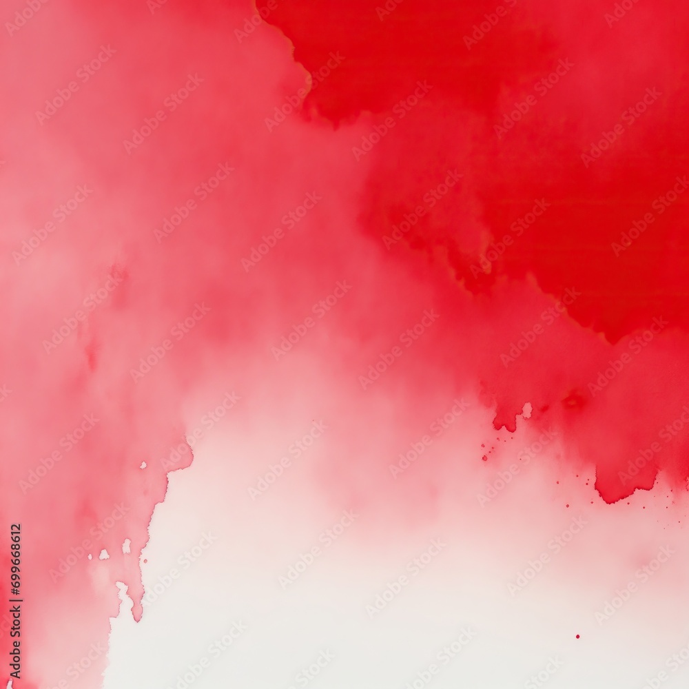 Obraz premium Red Bleeding Watercolor texture Background