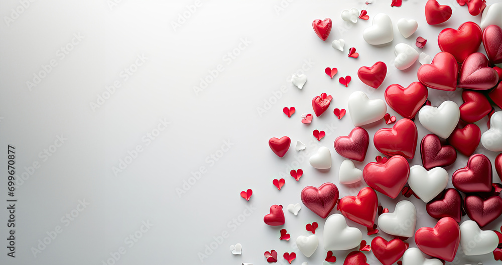 minimalist valentines day background copy white space in color block red pink with hearts roses for magazine editorial advertisement print romantic flatlay minimalist valentines day background copy white space in color block red pink with hearts roses for magazine editorial advertisement print romantic flatlay