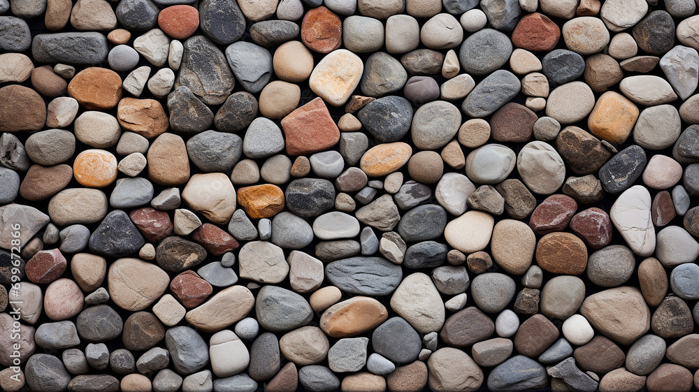 A rock wall with strange patterns on its stones A rock wall with strange patterns on its stones