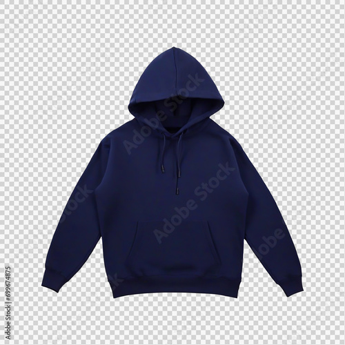 black hoodie mockup isolated background photo