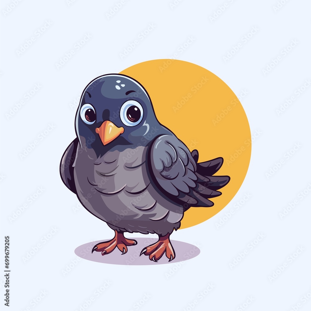 Cartoon Bird Stock illustration