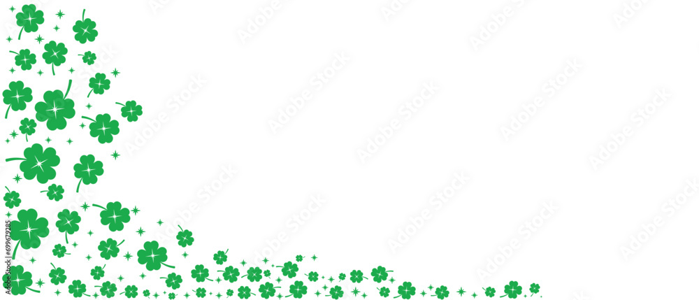 clover leaf background st patrick's day with transparent background vector eps 10 clover leaf background st patrick's day with transparent background vector eps 10