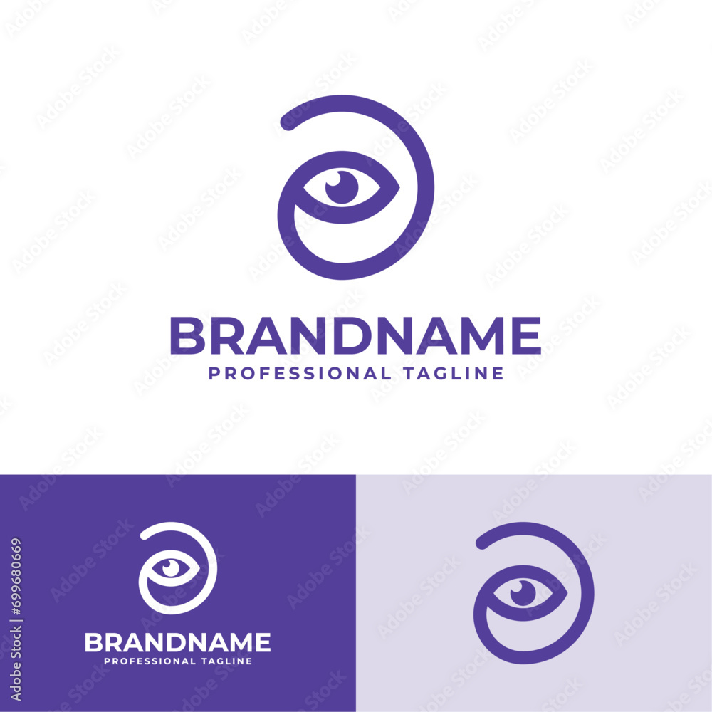 Letter A Eye Logo, suitable for business related to Eye with A initial Letter A Eye Logo, suitable for business related to Eye with A initial