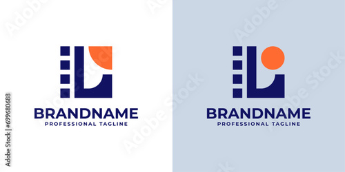 Letter L Solar Cell Logo, suitable for business related to Solar Cell with L initial