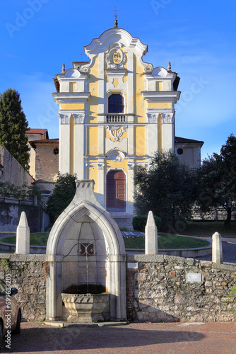 Chiesa dei Santi Martiri o San Graziano di arona, italia, church of Saints Martiri or saint Graziano in arona city, italy  photo