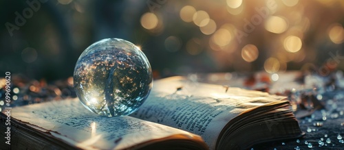 Book and sphere photo