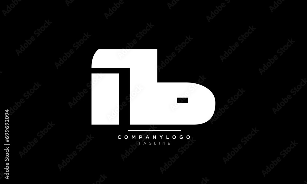 Alphabet letters Initials Monogram logo IB, IB INITIAL, IB letter Alphabet letters Initials Monogram logo IB, IB INITIAL, IB letter