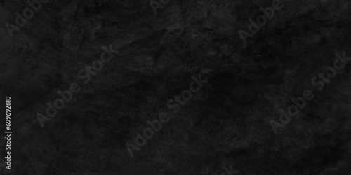 Black wall texture pattern with grunge scratches, panorama old dark concrete wall or grunge texture, Retro pattern close up of dark graphite surface, old charcoal black backdrop paper with stains. 