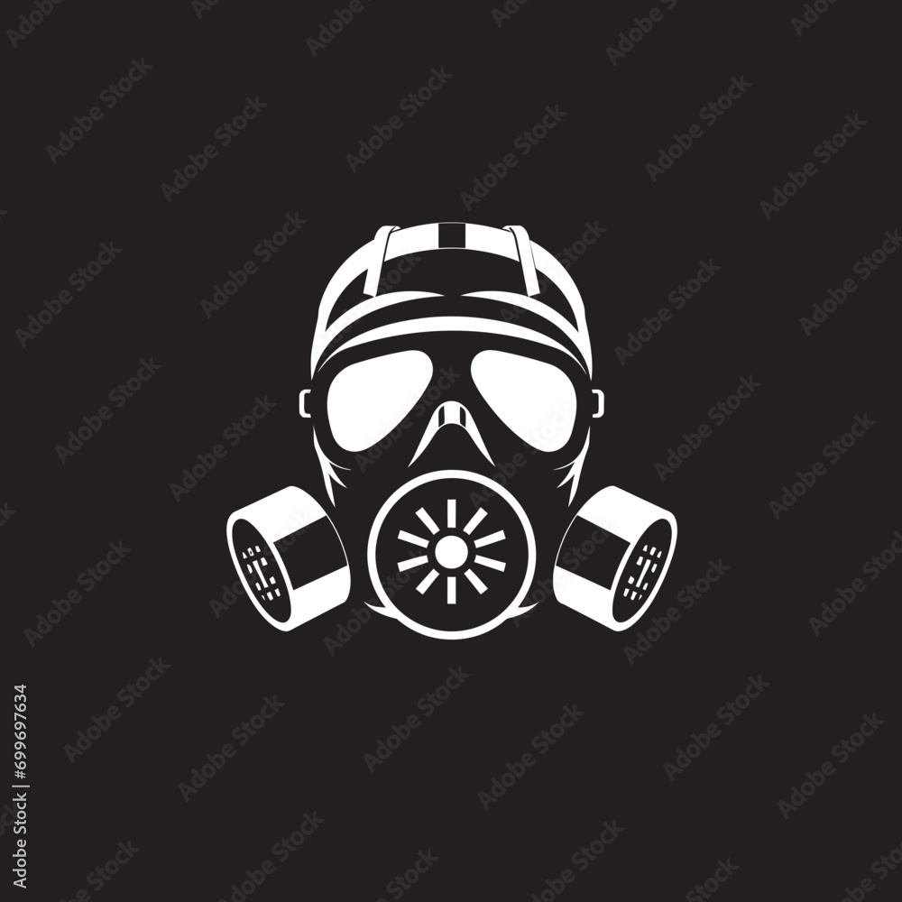 Onyx Shelter Black Gas Mask Icon Symbol Obsidian Guardian Gas Mask Vector Logo Design Onyx Shelter Black Gas Mask Icon Symbol Obsidian Guardian Gas Mask Vector Logo Design