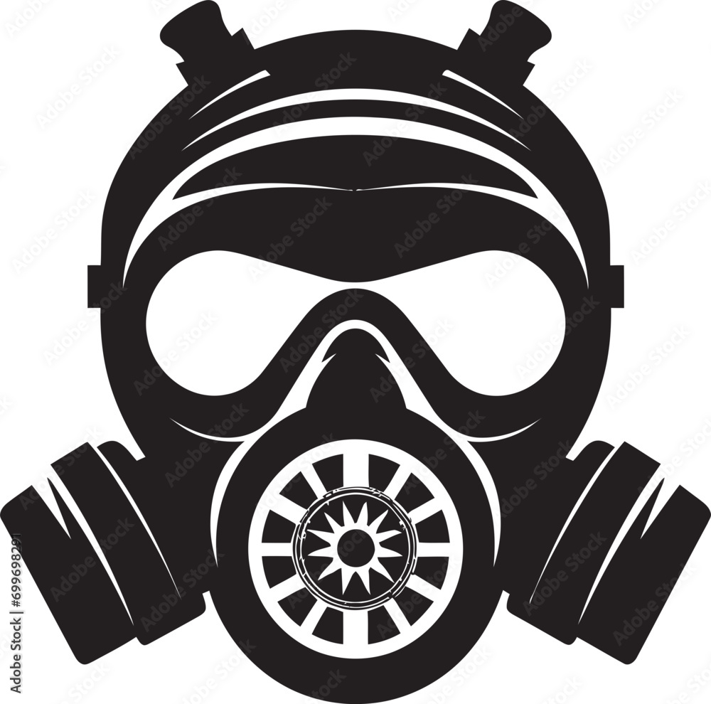 Onyx Sentinel Black Gas Mask Emblem Icon Obsidian Defender Gas Mask Vector Logo Design Onyx Sentinel Black Gas Mask Emblem Icon Obsidian Defender Gas Mask Vector Logo Design