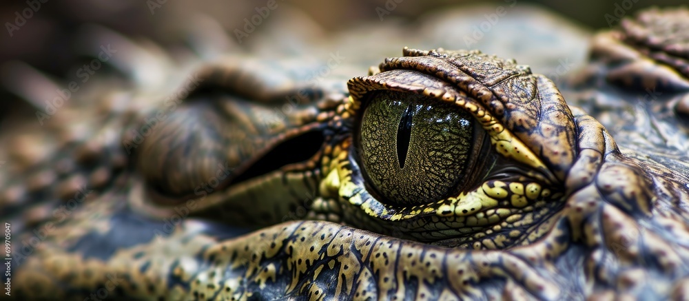 Eye of a Nile crocodile Eye of a Nile crocodile