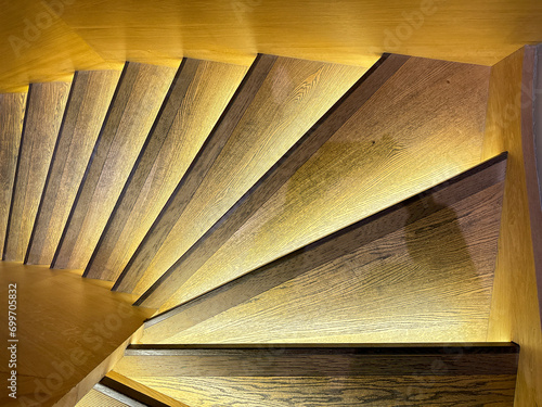 illuminated stairs