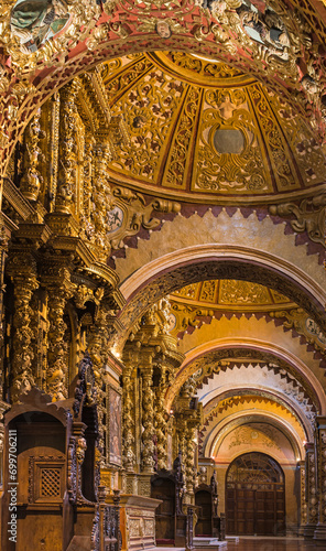 La Compania church lateral aisle