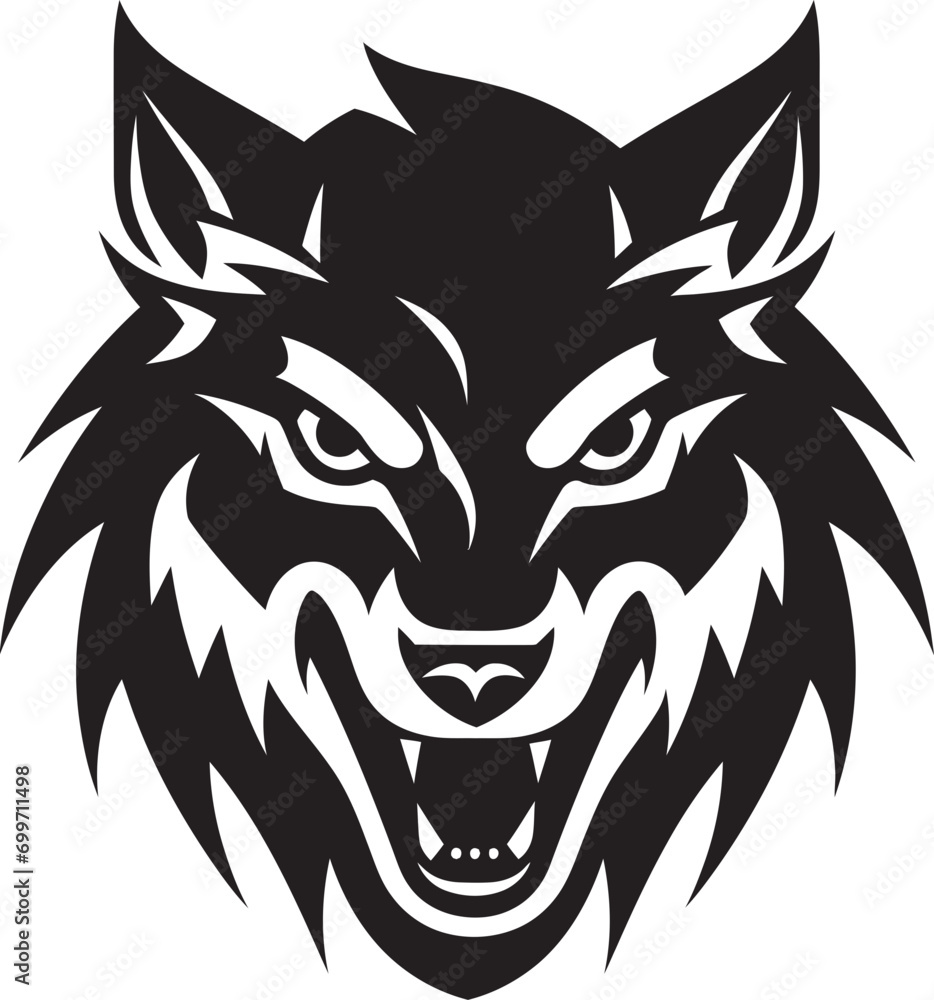 Obraz premium Onyx Predator Mark Ghostly Werewolf Icon