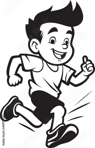 Wallpaper Mural Elegant Sprint Running Athletes Black Icon Athletic Rush Black Vector Logo for Male Runner Torontodigital.ca