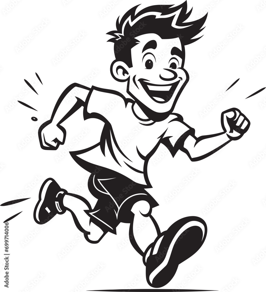 Sturdy Sprint Running Athletes Black Icon Accelerated Velocity Black Vector Logo for Male Runner Sturdy Sprint Running Athletes Black Icon Accelerated Velocity Black Vector Logo for Male Runner