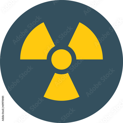 radiation warning sign. science icon vector png. technology icon vector. technology icon png. art, discipline, education, learning, system, technique and technology logo design.
