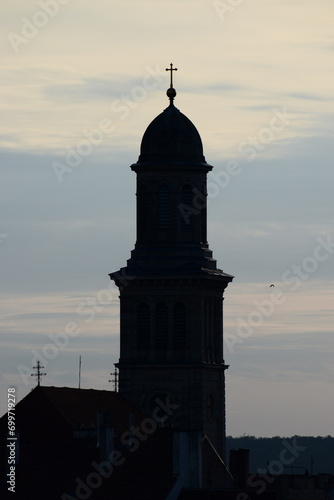 church in the sunset