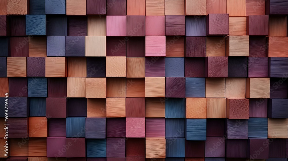 colorful wooden block pieces, beautiful wood fiber, AI Generative colorful wooden block pieces, beautiful wood fiber, AI Generative
