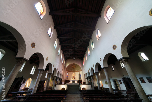 Church of San Vincenzo in Prato at Milan, Italy photo