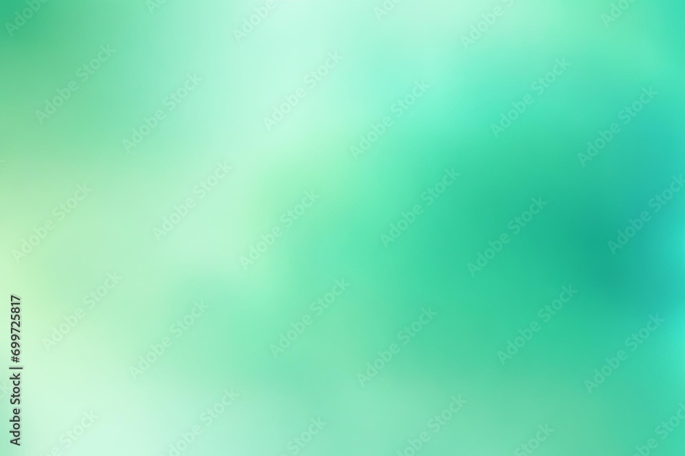 Fototapeta premium Abstract gradient smooth blur Aquamarine Green background image